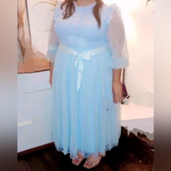 Light Blue Spring Dress - Picture 8 of 8